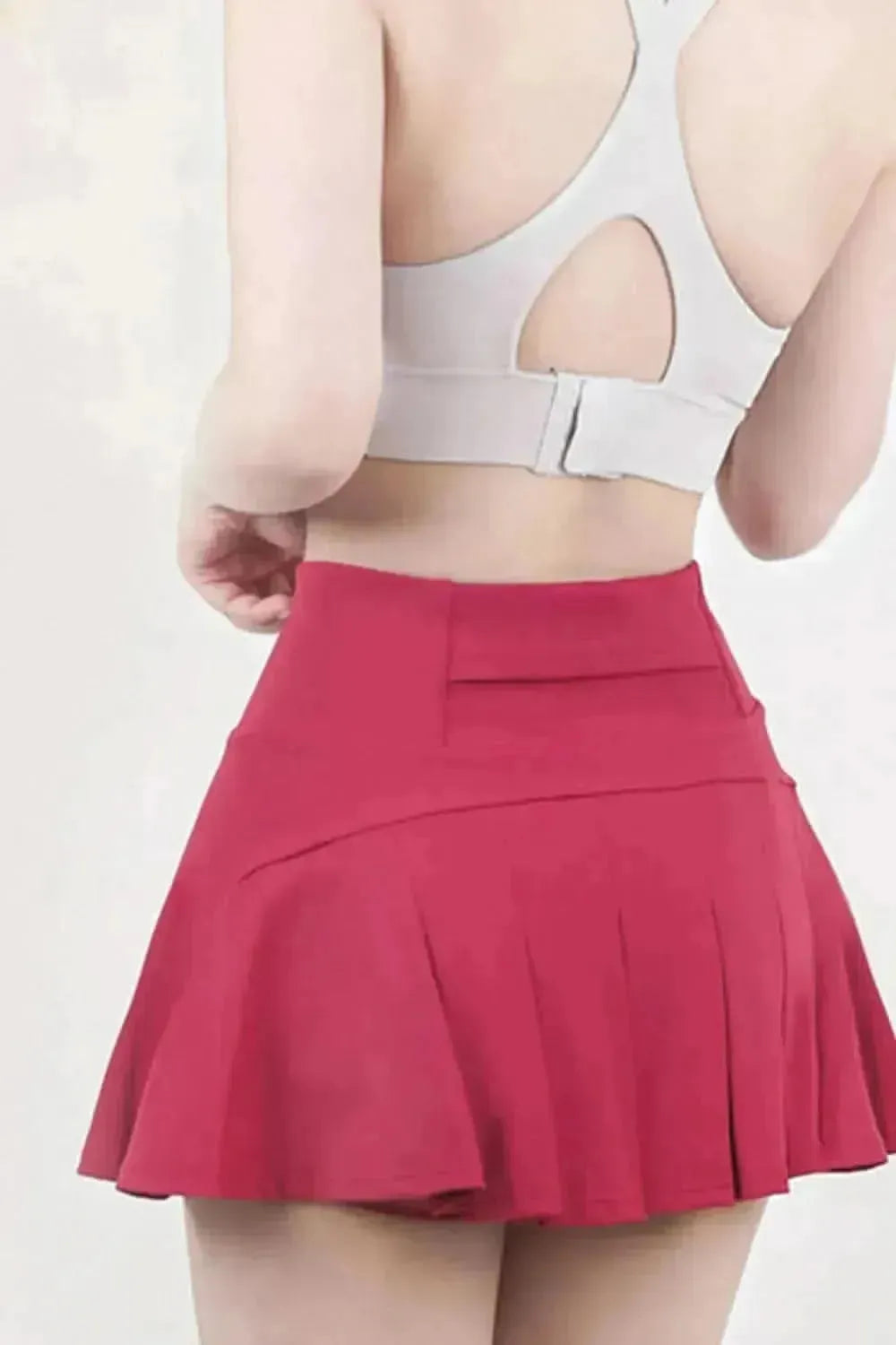 High Waist Pleated Active Skirt - Bad Moms Club
