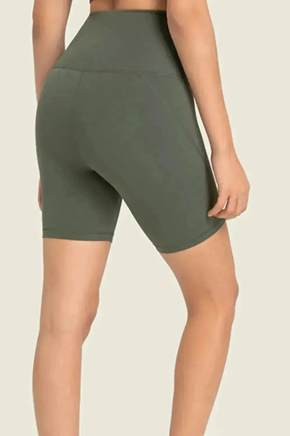 Seamless High-Rise Wide Waistband Biker Shorts - Bad Moms Club
