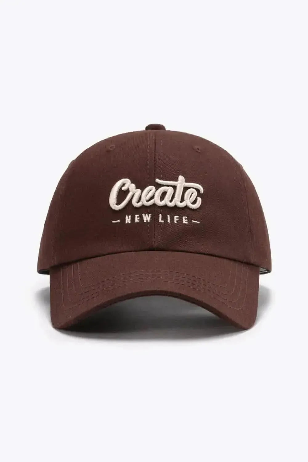 CREATE NEW LIFE Adjustable Cotton Baseball Cap - Bad Moms Club