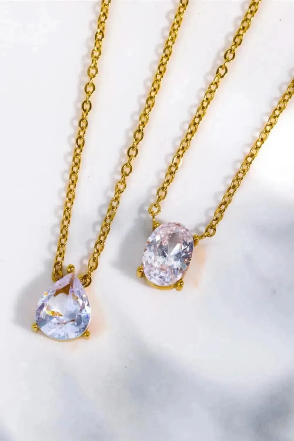 Stainless Steel Geometrical Shape Necklace - Bad Moms Club