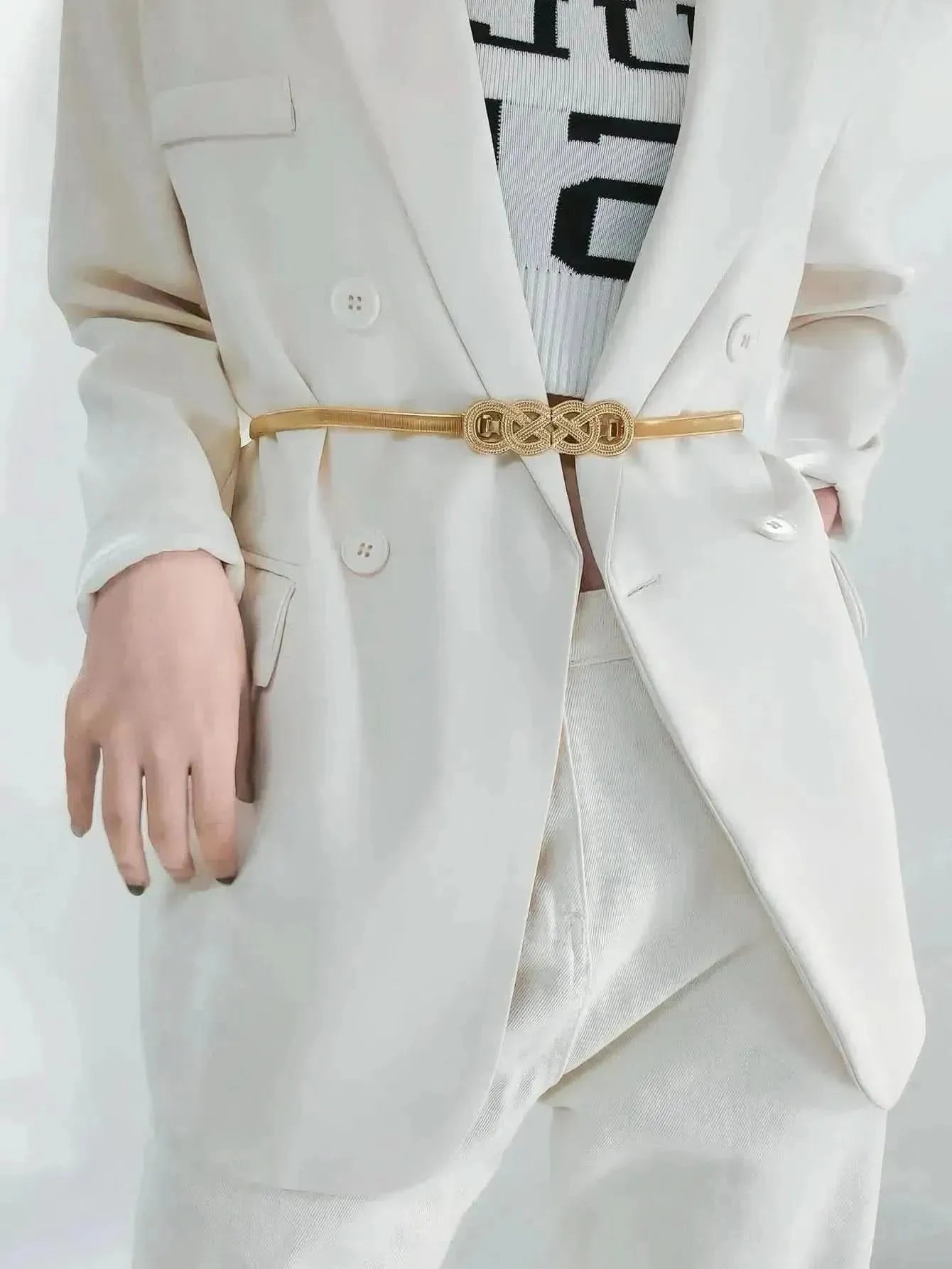 Knot Buckle Metal Belt - Bad Moms Club