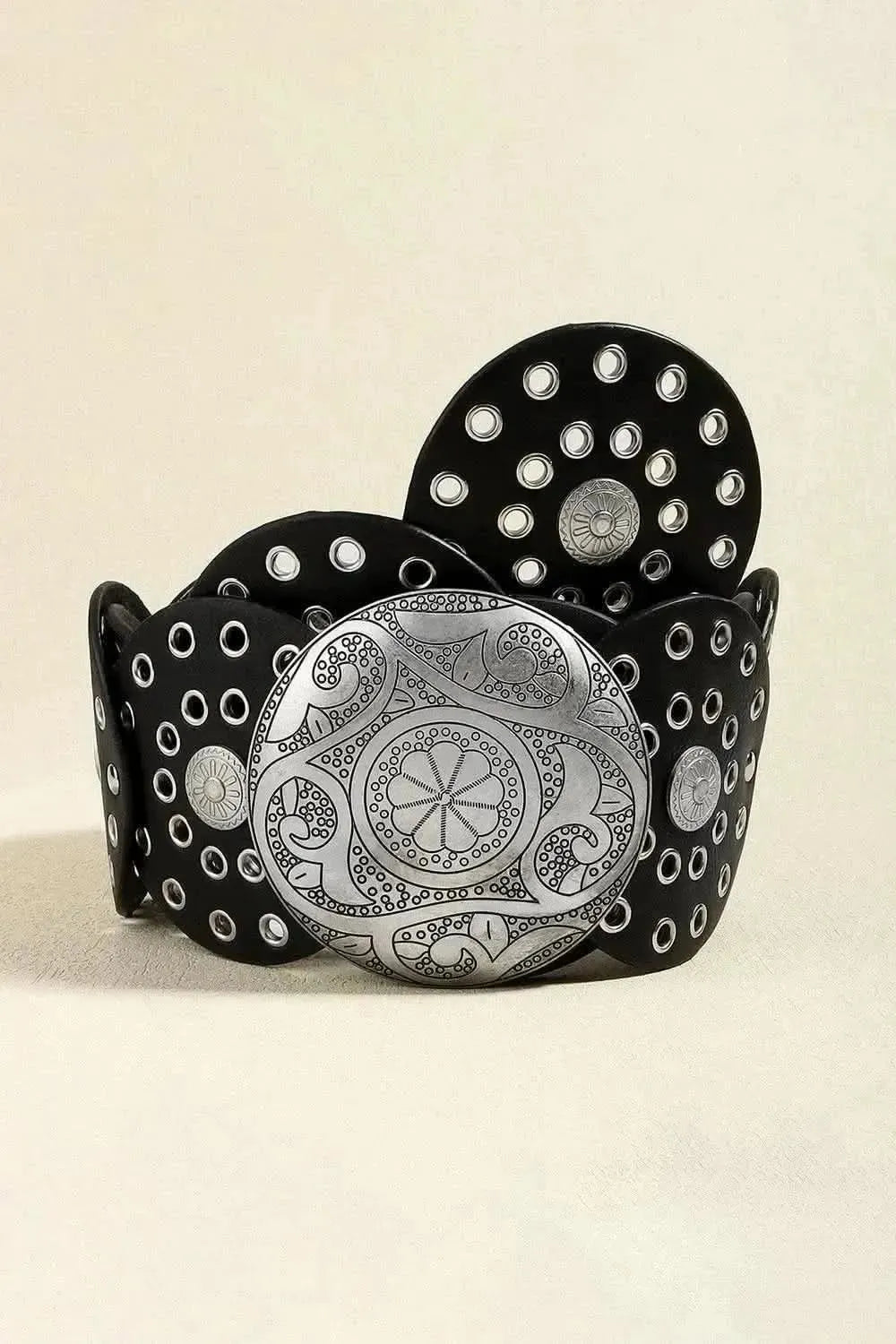Vintage PU Leather Wide Belt - Bad Moms Club