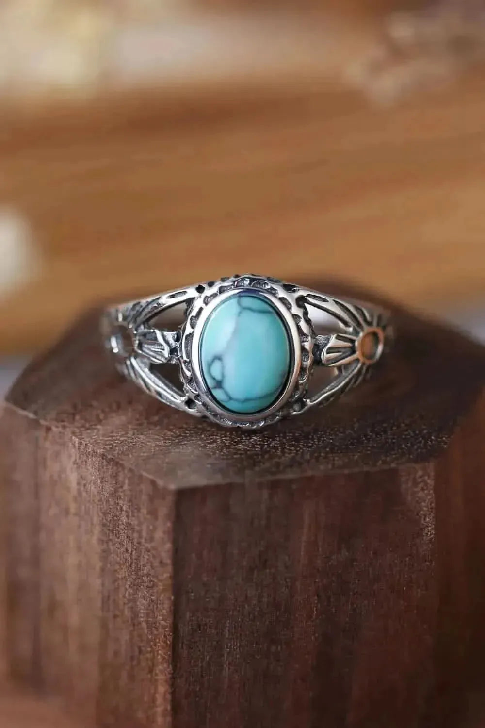 Turquoise 925 Sterling Silver Ring - Bad Moms Club