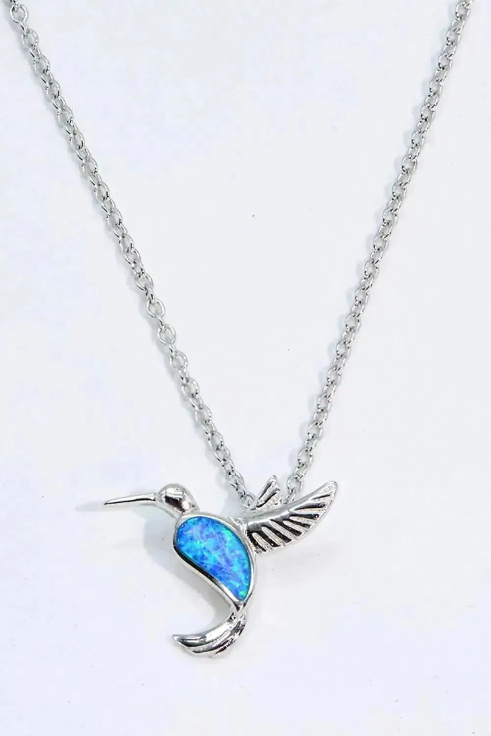 Opal Bird 925 Sterling Silver Necklace - Bad Moms Club