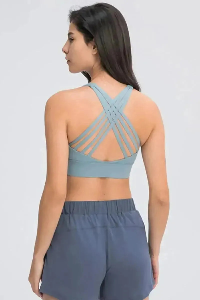Eight Strap Sports Bra - Bad Moms Club
