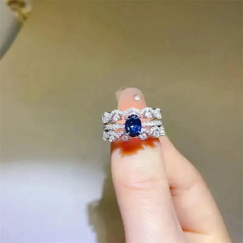1 Carat Moissanite 925 Sterling Silver Ring - Bad Moms Club