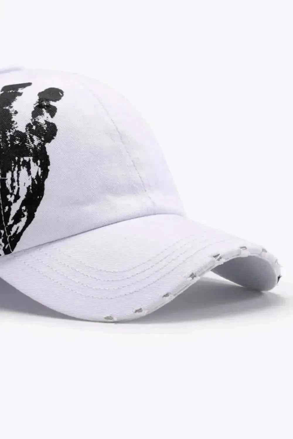 VIBRA Graphic Distressed Adjustable Baseball Cap - Bad Moms Club