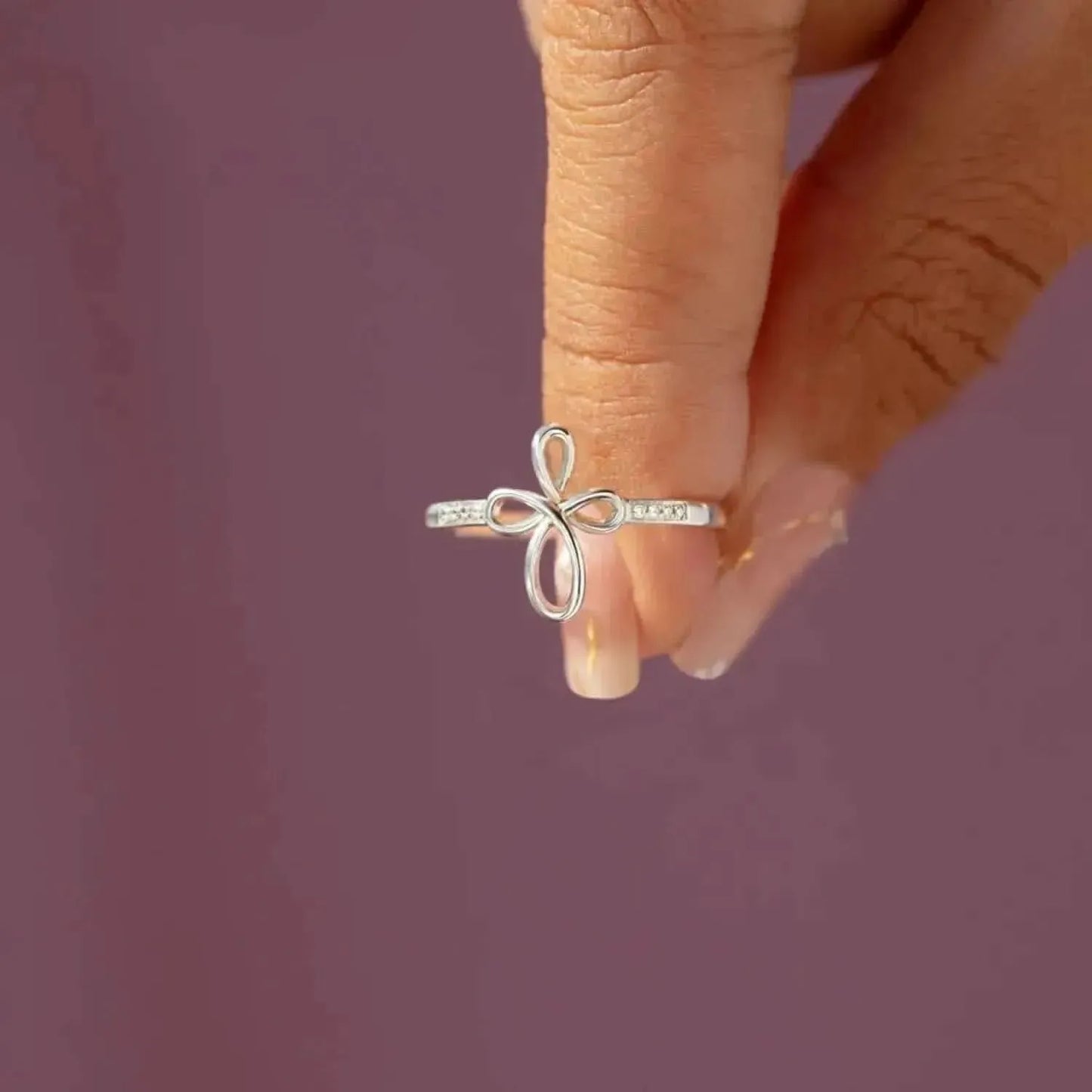 925 Sterling Silver Geometric Ring - Bad Moms Club