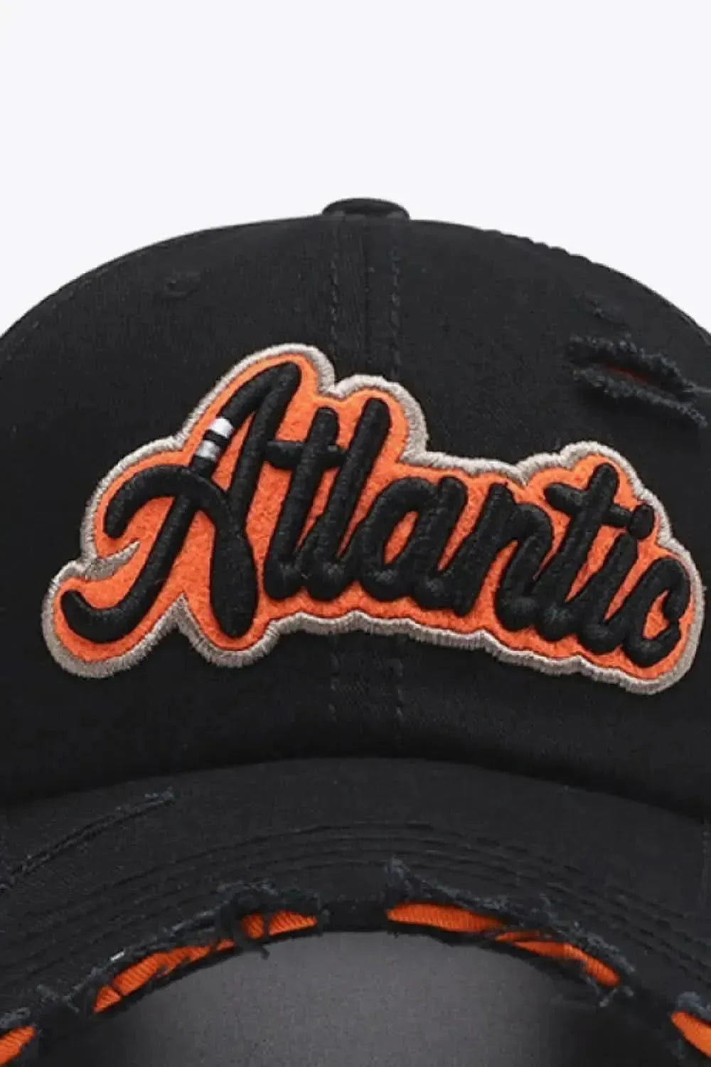 ATLANTIC Graphic Distressed Baseball Cap - Bad Moms Club