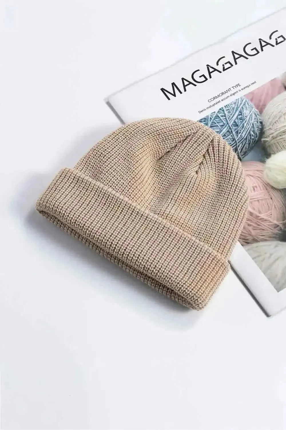 Cozy Rib-Knit Cuff Beanie - Bad Moms Club