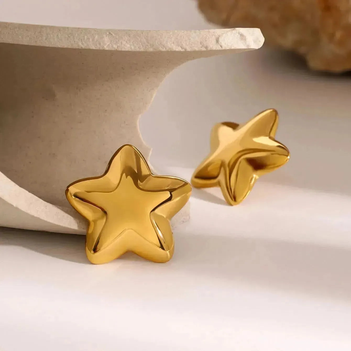 Stainless Steel Star Stud Earrings - Bad Moms Club
