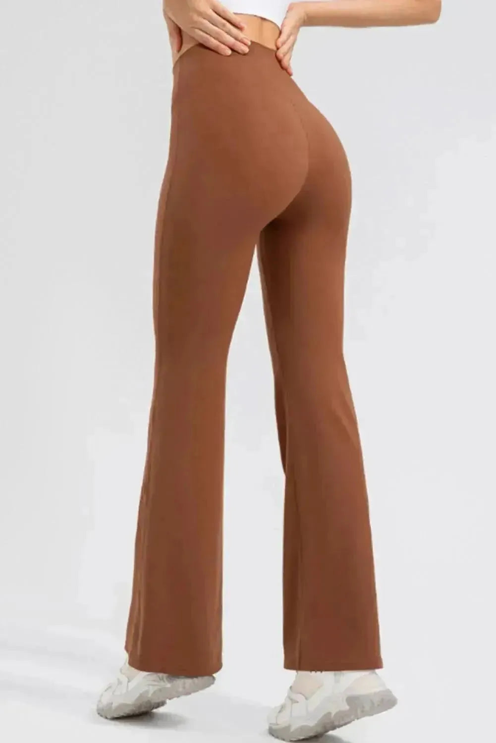 High Waist Straight Active Pants - Bad Moms Club