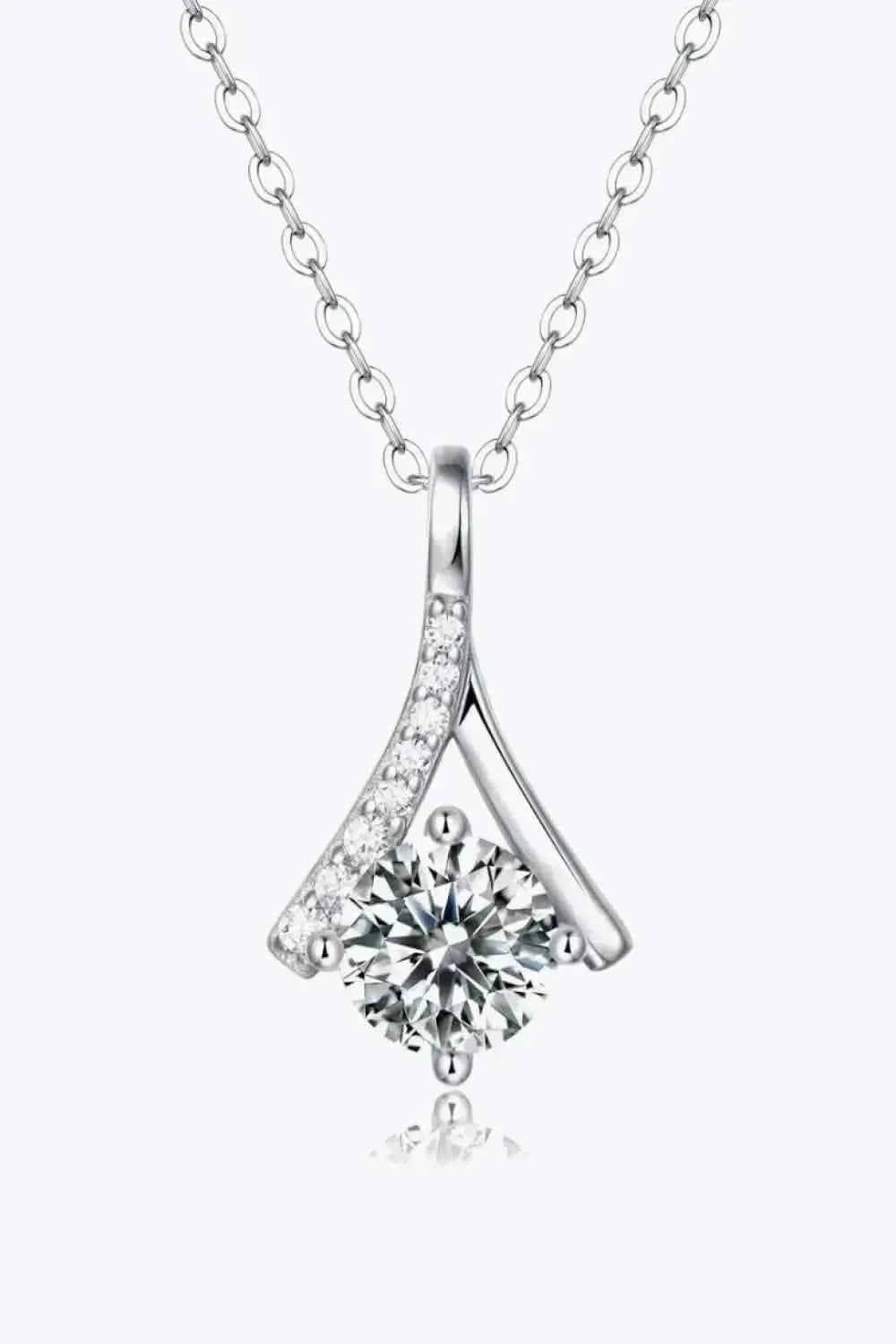 Special Occasion 1 Carat Moissanite Pendant Necklace - Bad Moms Club