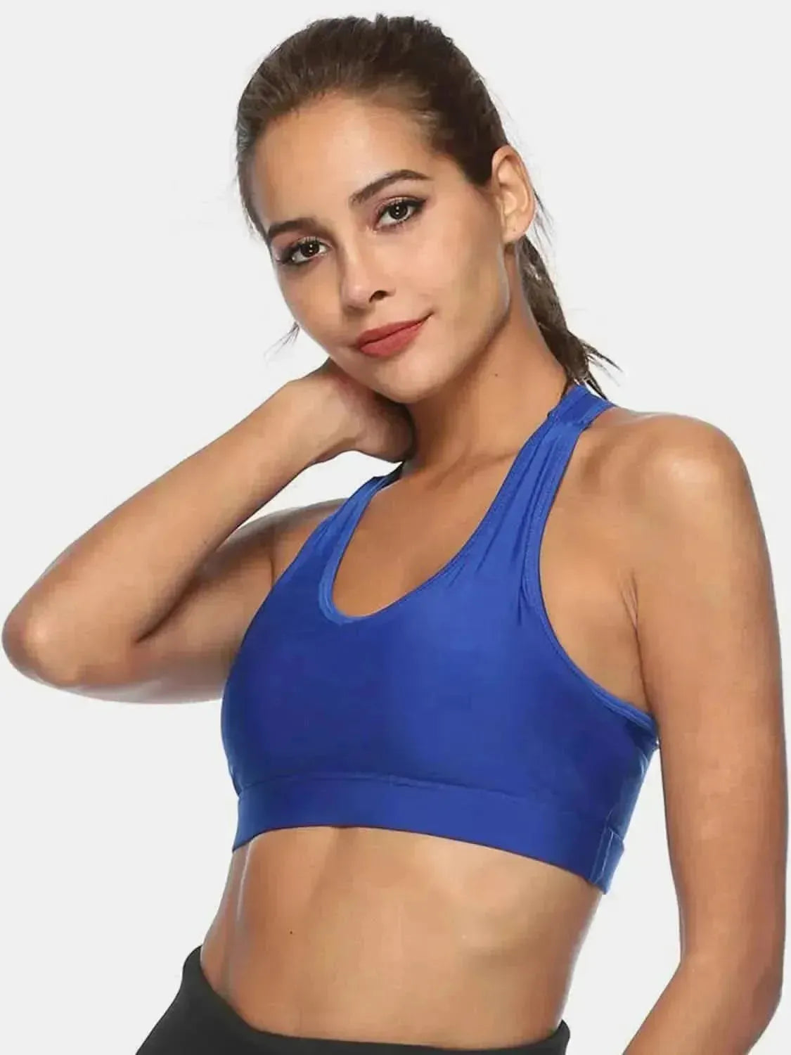 Cutout Scoop Neck Active Tank - Bad Moms Club