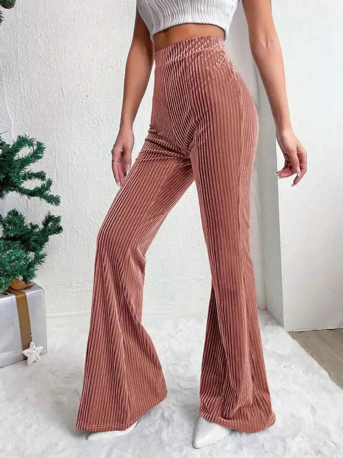 High Waist Flare Pants - Bad Moms Club