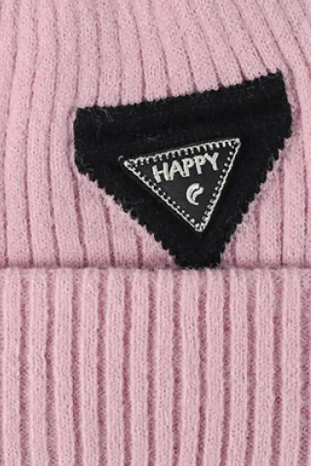 HAPPY Contrast Beanie - Bad Moms Club