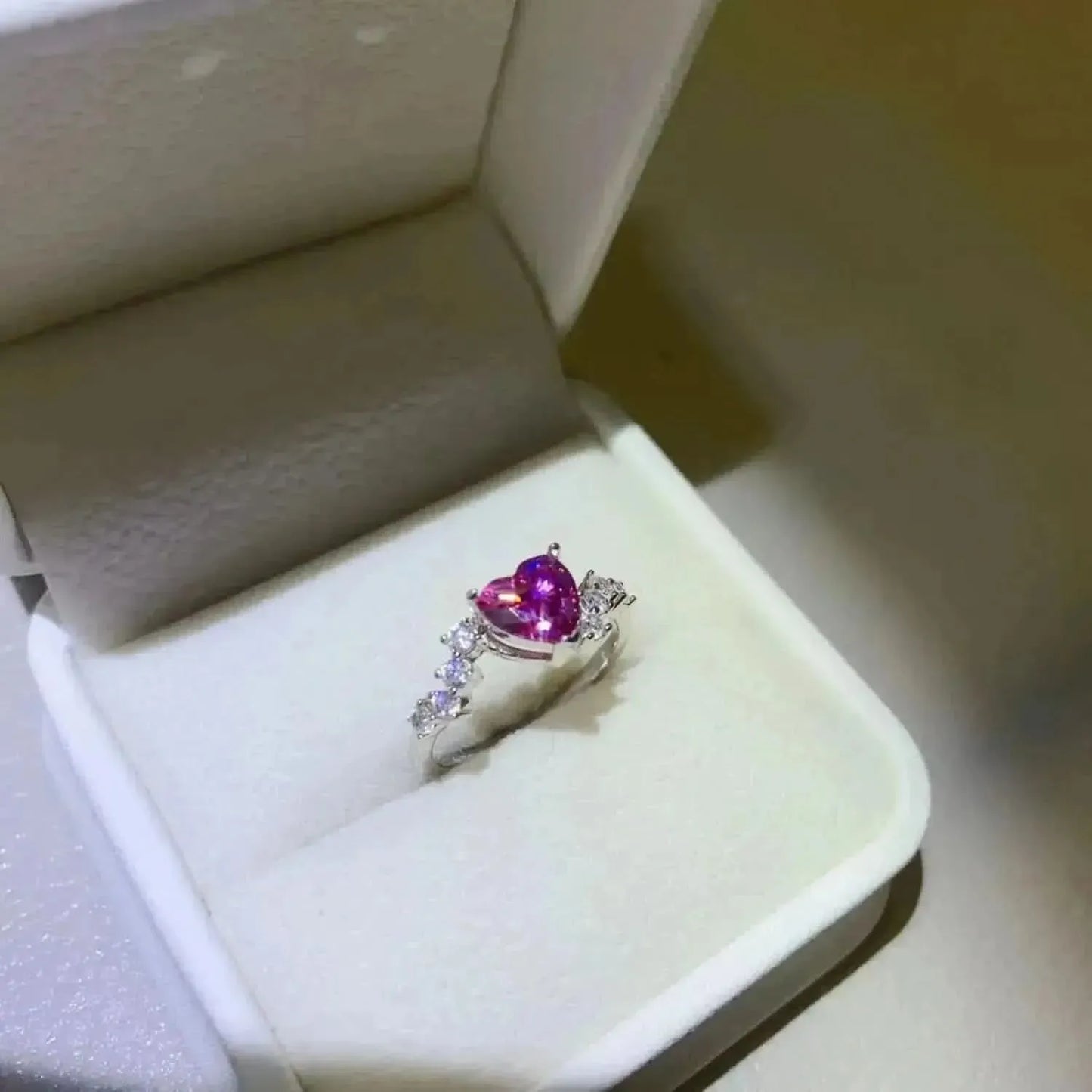 1 Carat Moissanite 925 Sterling Silver Ring - Bad Moms Club