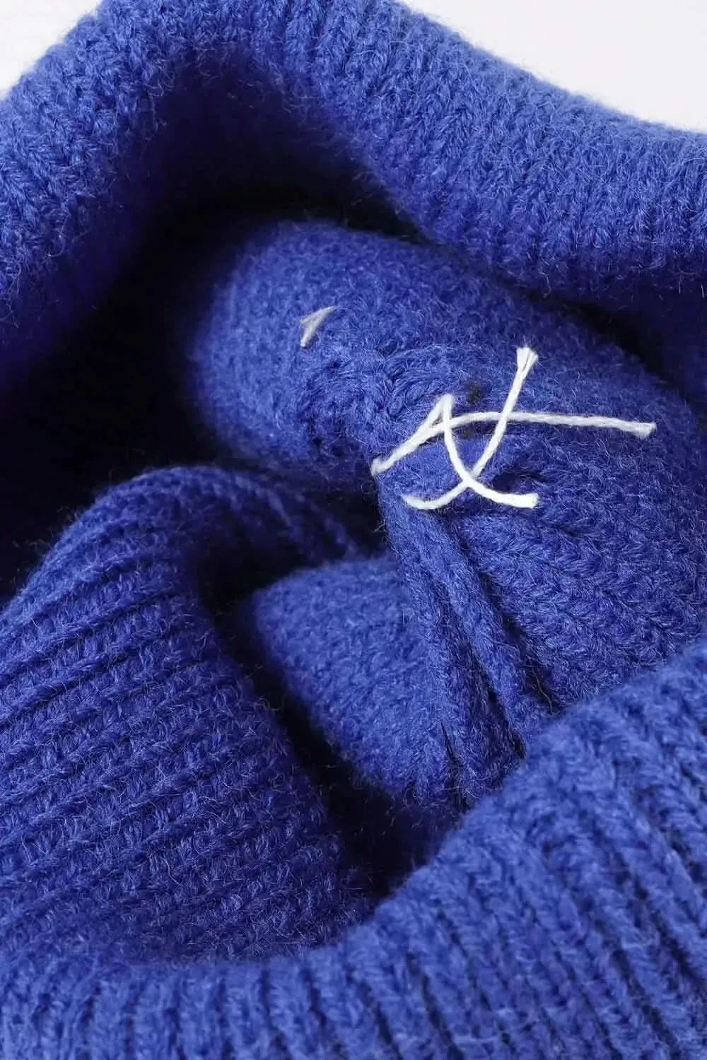 COME ON Embroidered Cuff Knit Beanie - Bad Moms Club
