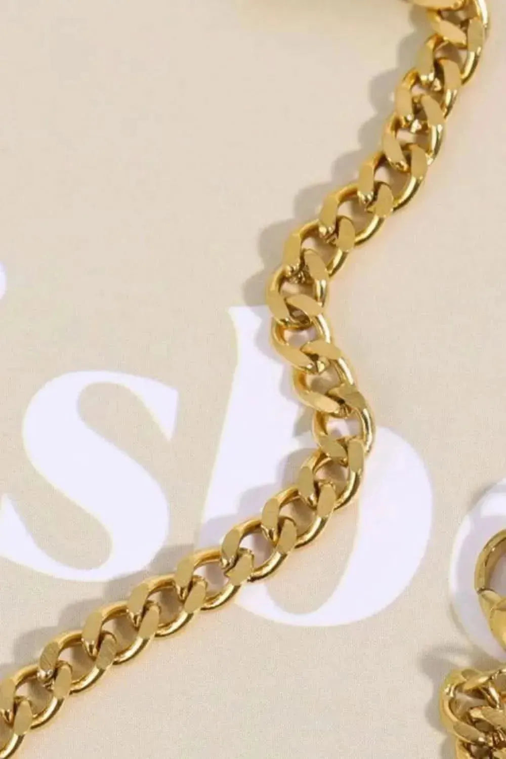 Inlaid Zircon Stainless Steel Necklace - Bad Moms Club