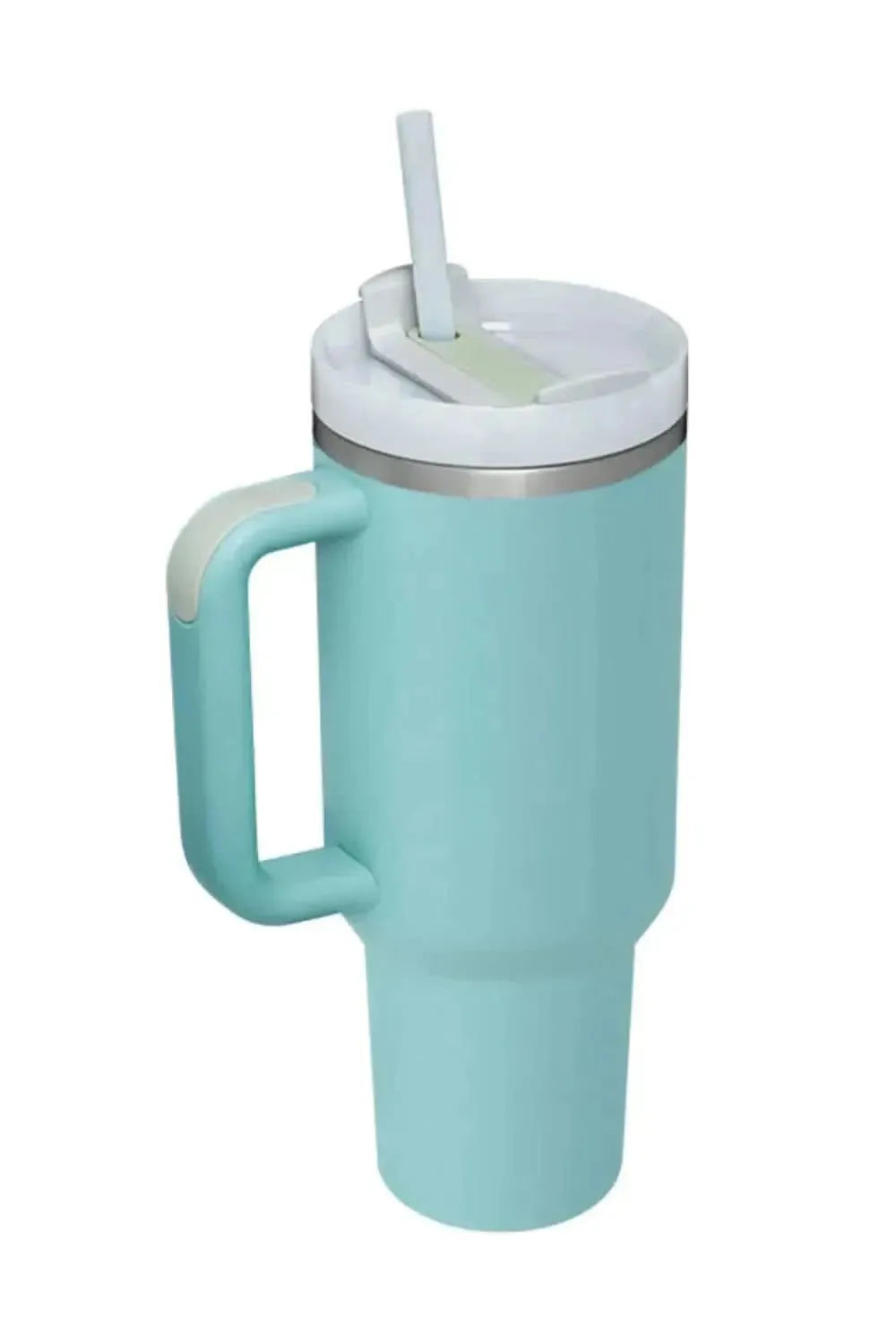 Stainless Steel Tumbler with Upgraded Handle and Straw - Bad Moms Club