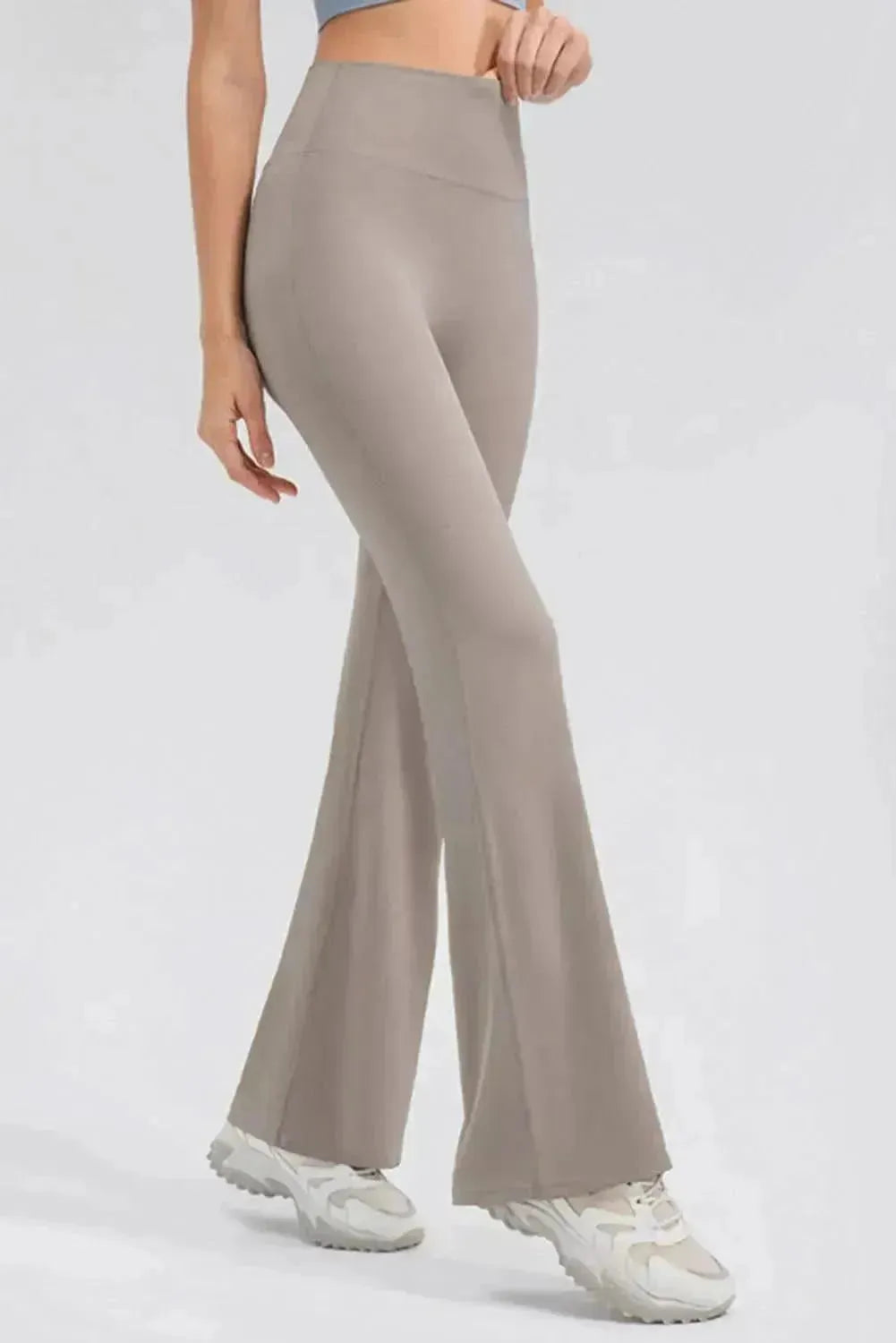 High Waist Straight Active Pants - Bad Moms Club