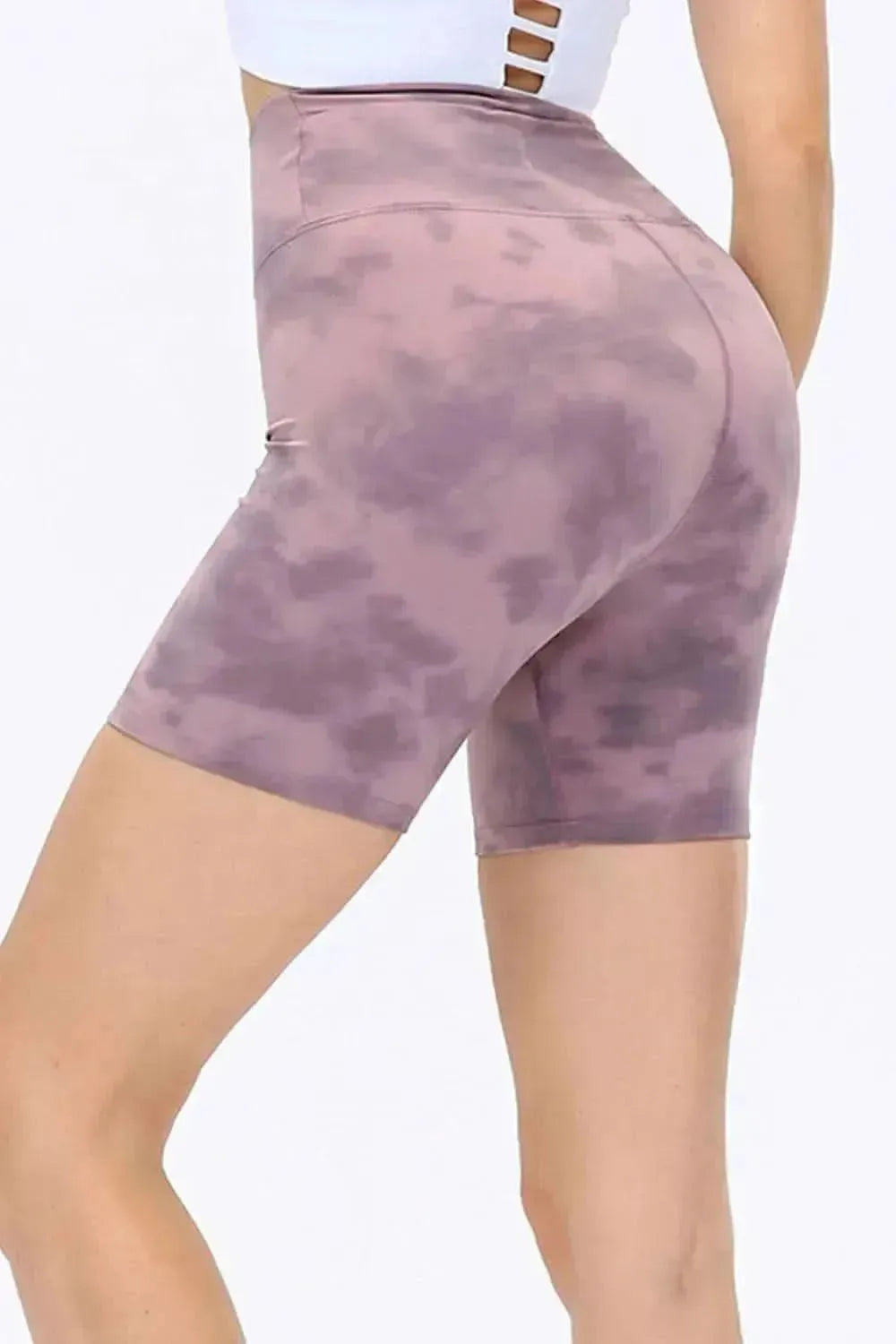 Wide Waistband Sports Shorts - Bad Moms Club