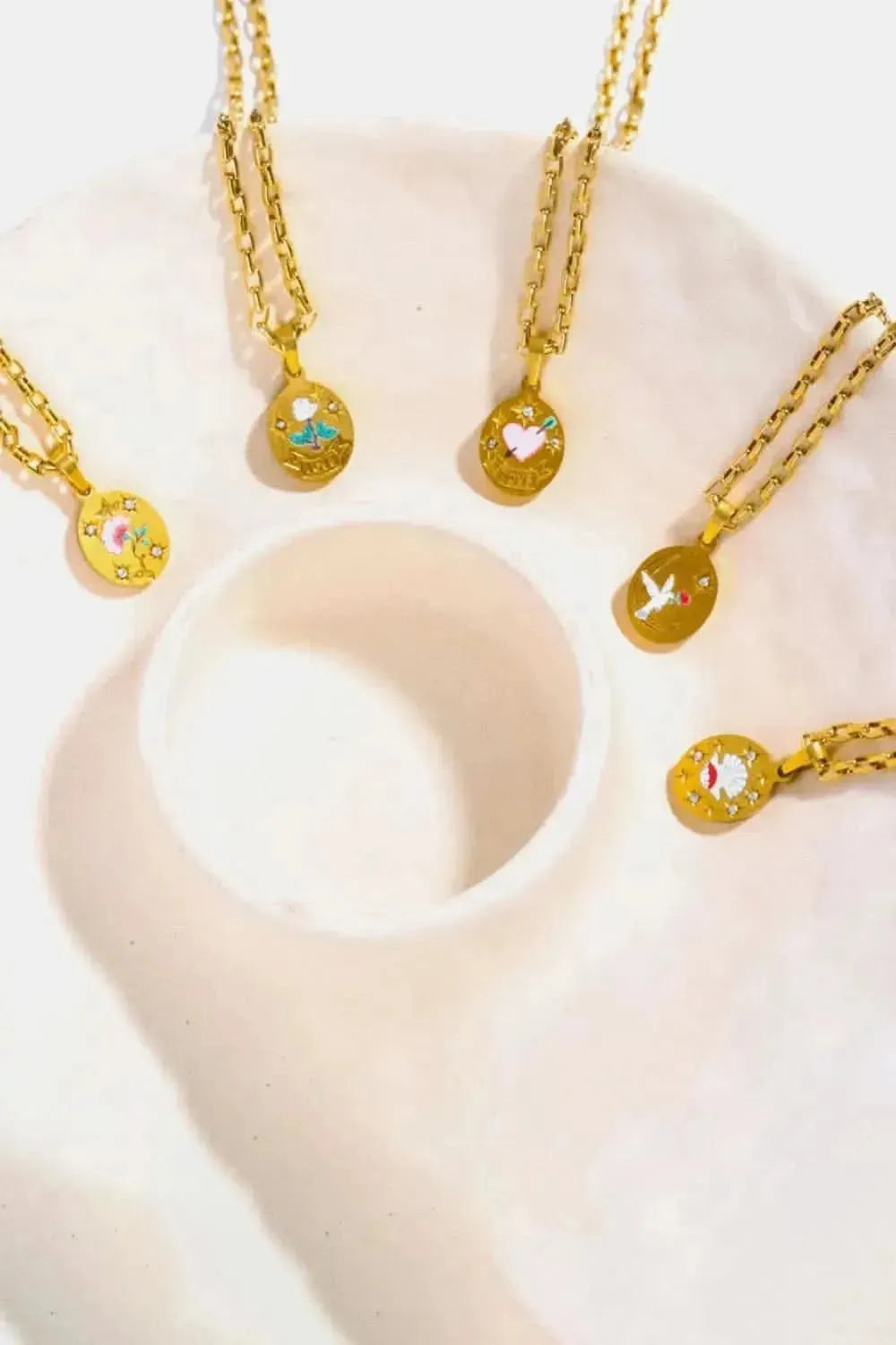 Stainless Steel 18K Gold-Plated Necklace - Bad Moms Club