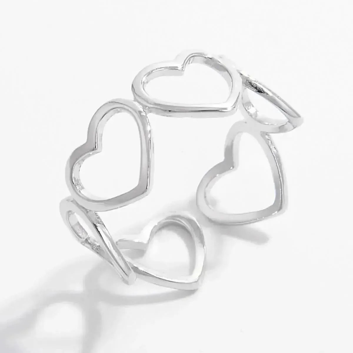 925 Sterling Silver Heart Ring - Bad Moms Club