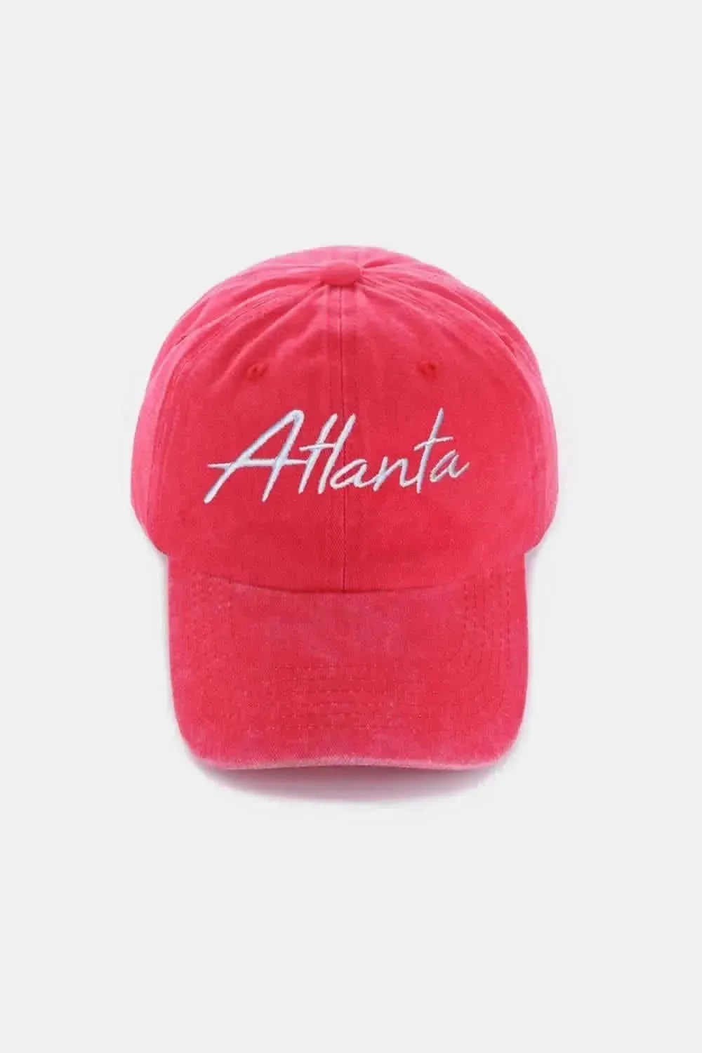 Zenana Washed ATLANTA Embroidered Baseball Cap - Bad Moms Club