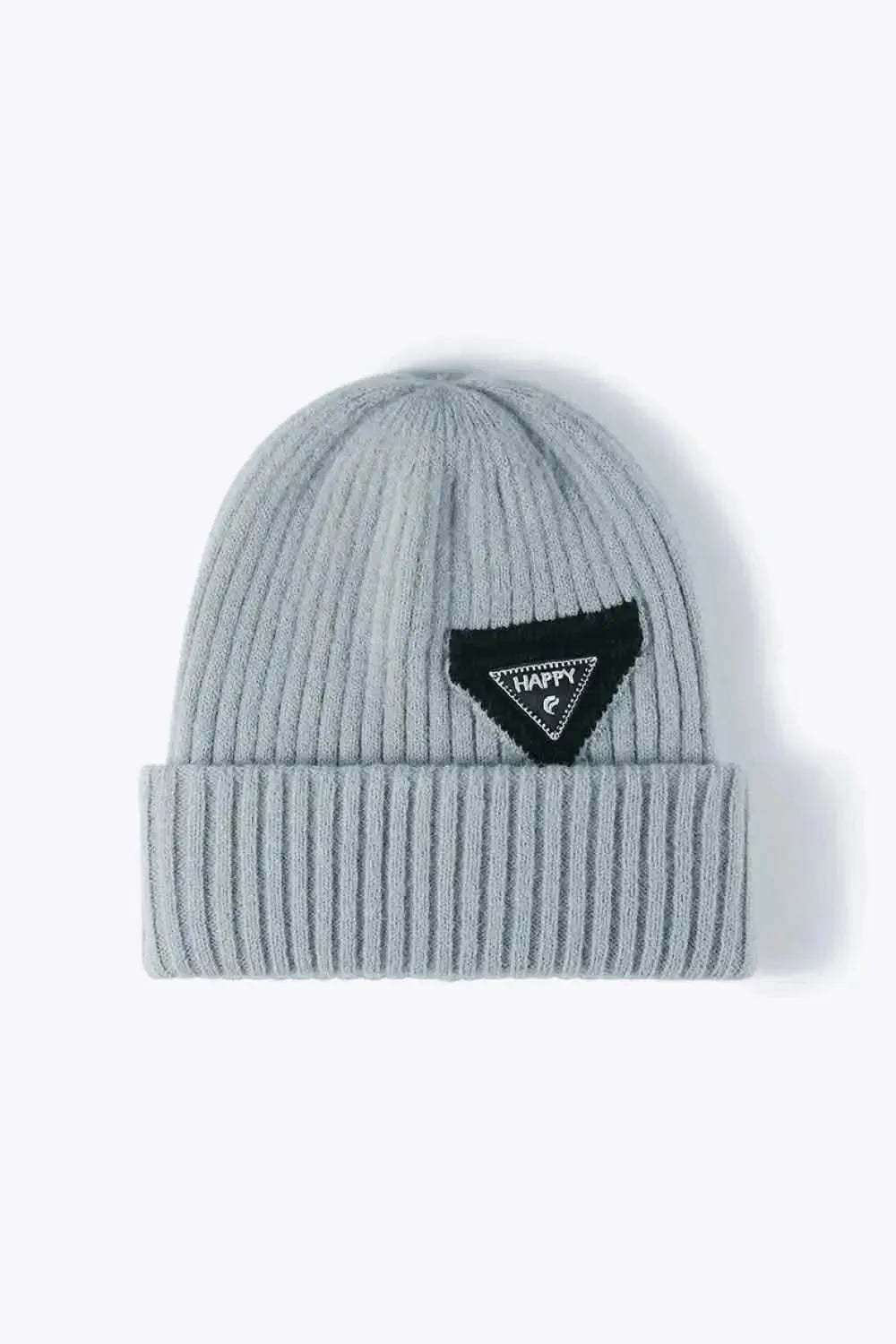 HAPPY Contrast Beanie - Bad Moms Club