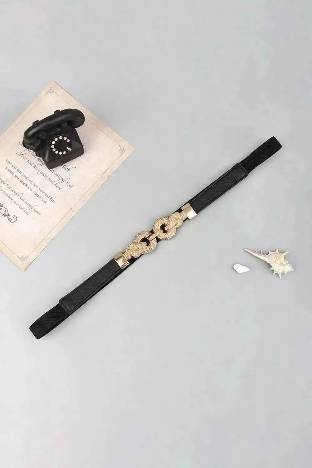 Zinc Alloy Buckle PU Leather Belt - Bad Moms Club