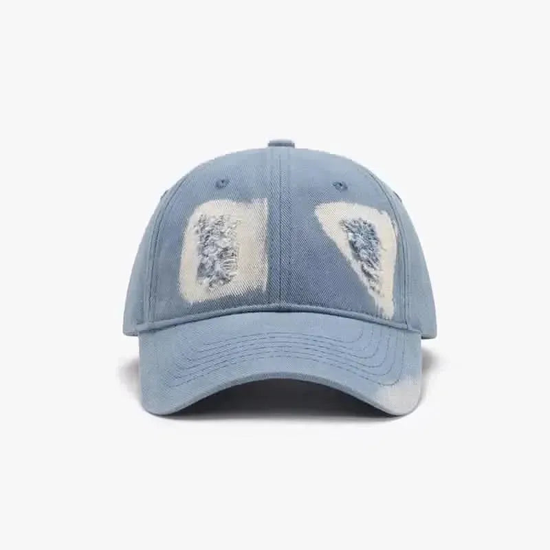 Distressed Cotton Baseball Cap - Bad Moms Club