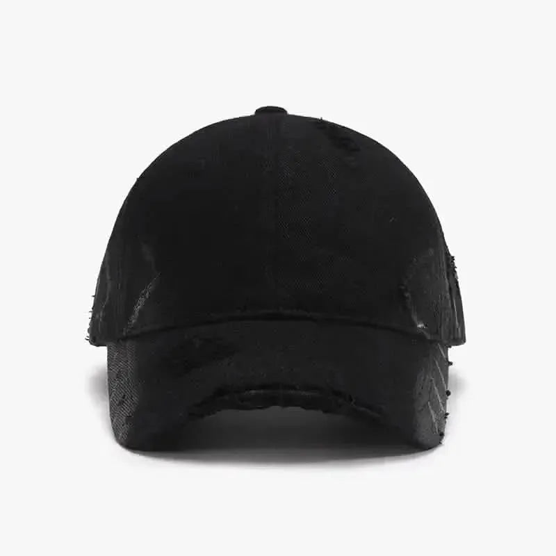 Distressed Adjustable Cotton Hat - Bad Moms Club