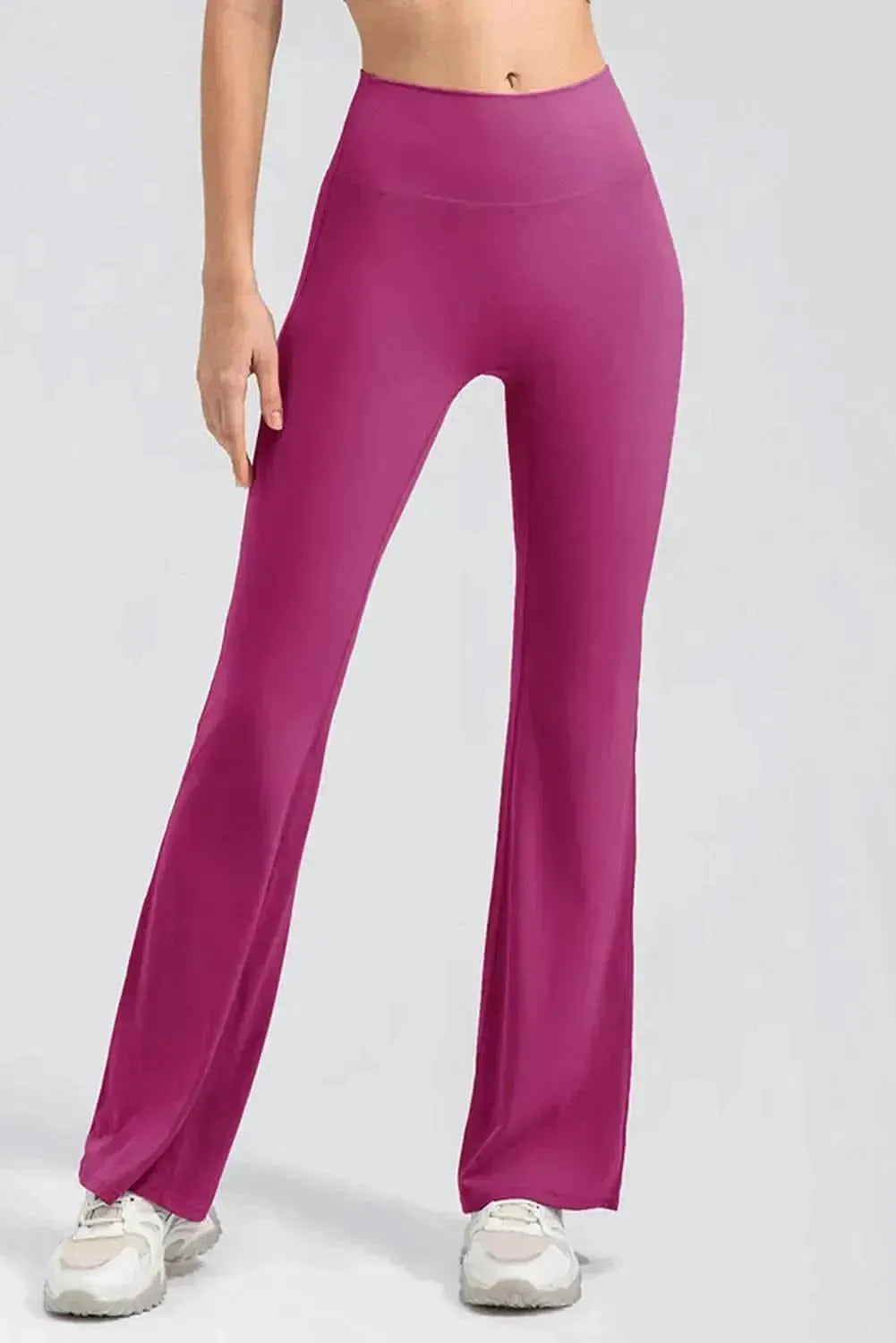 High Waist Straight Active Pants - Bad Moms Club