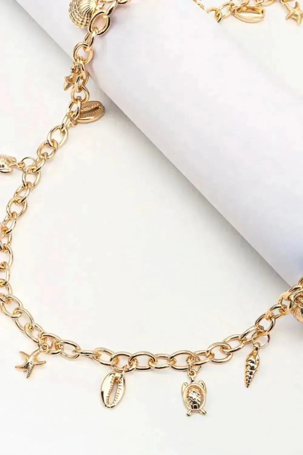 Ocean Element Charm Chain Belt - Bad Moms Club