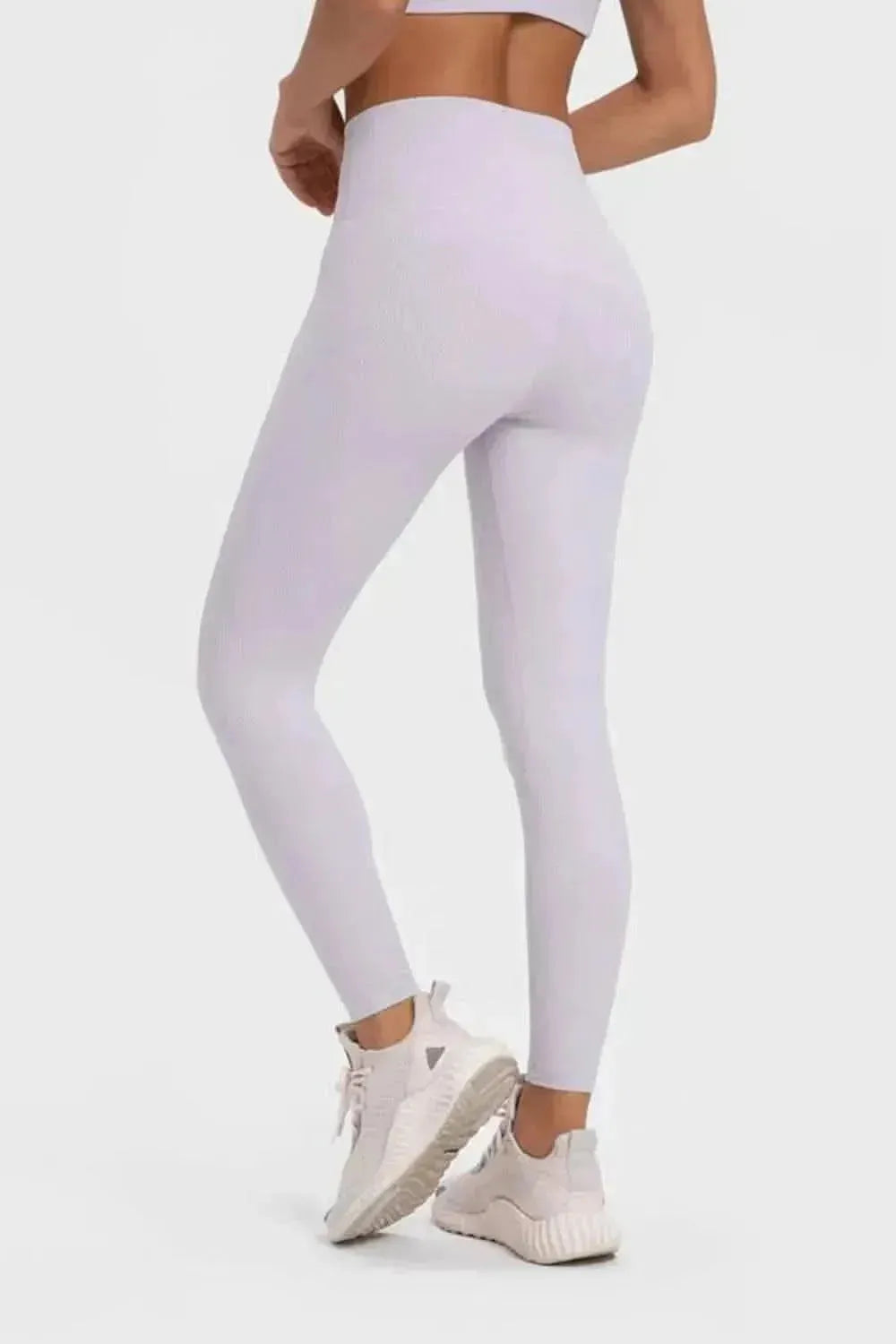 Highly Stretchy Wide Waistband Yoga Leggings - Bad Moms Club
