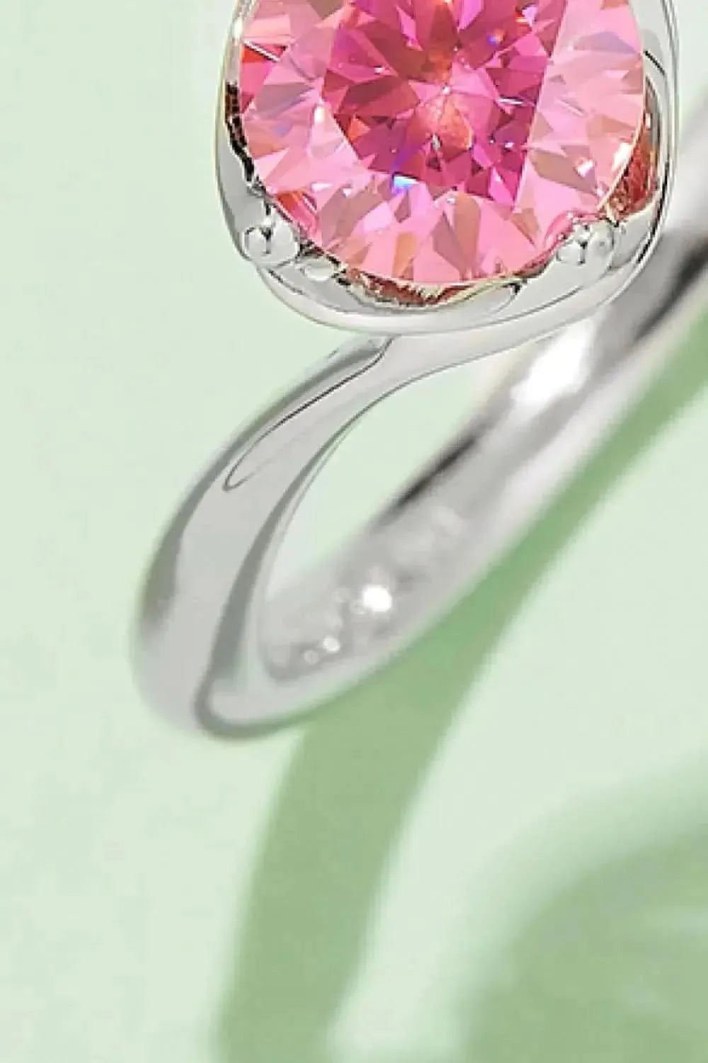 1 Carat Moissanite 925 Sterling Silver Solitaire Ring - Bad Moms Club
