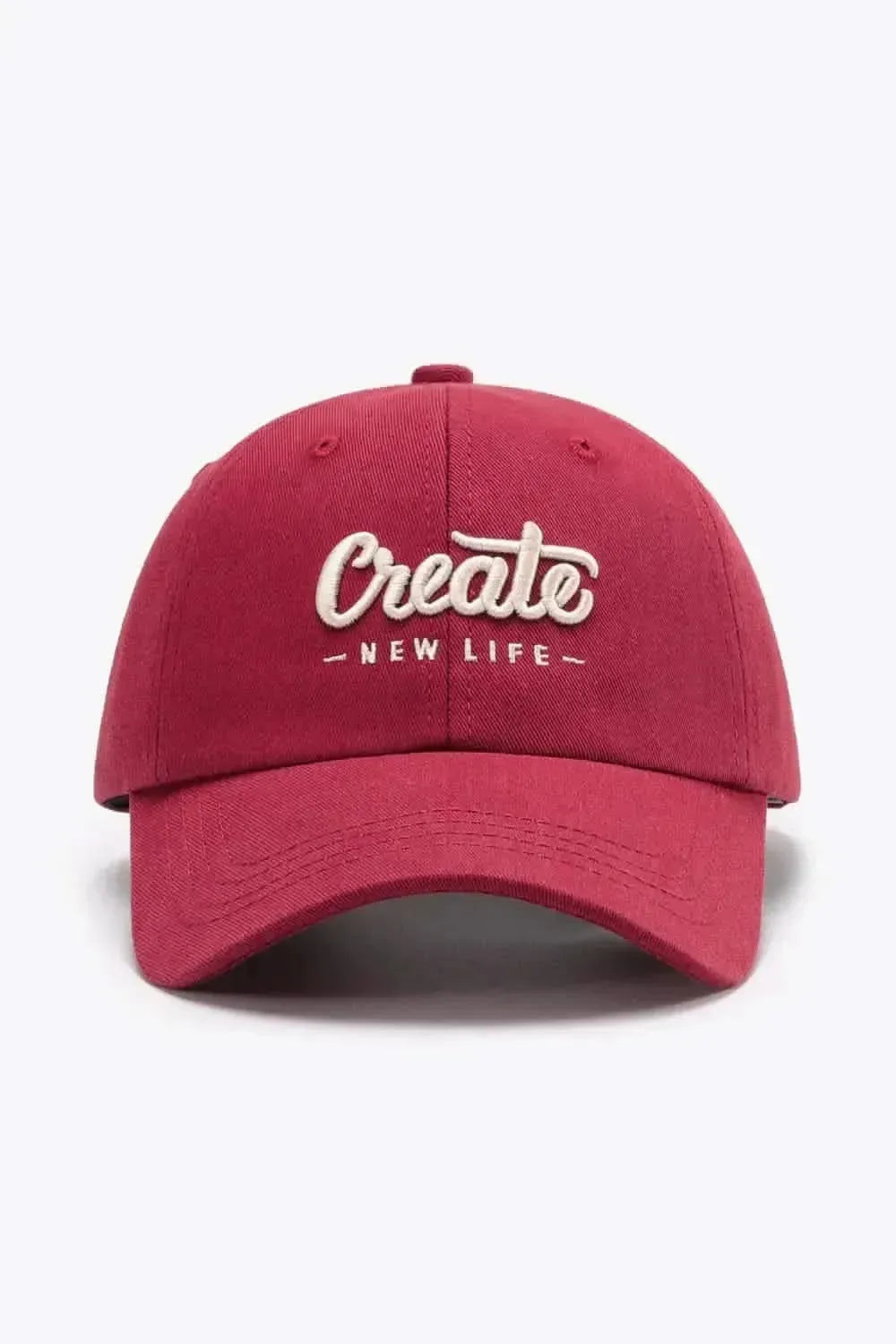 CREATE NEW LIFE Adjustable Cotton Baseball Cap - Bad Moms Club