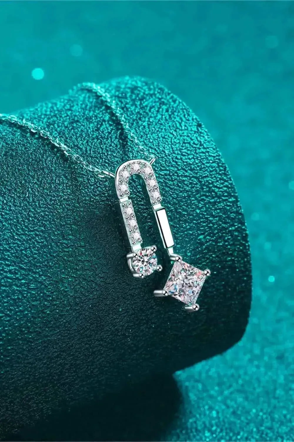 1.3 Carat Moissanite 925 Sterling Silver Necklace - Bad Moms Club