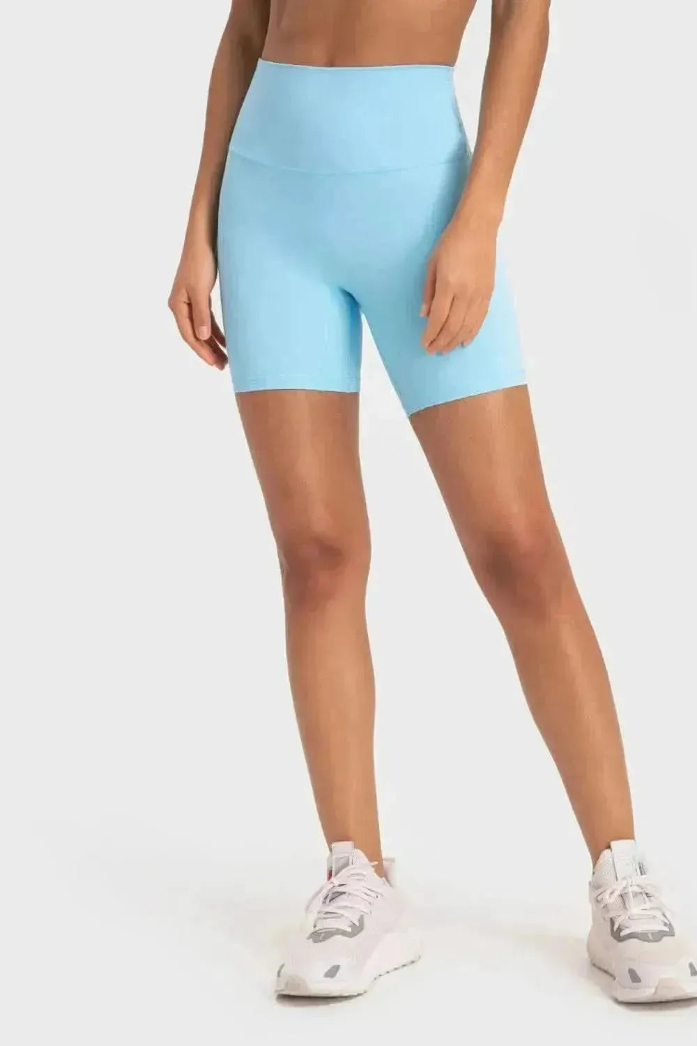 Staying Cozy Wide Waistband Biker Shorts - Bad Moms Club