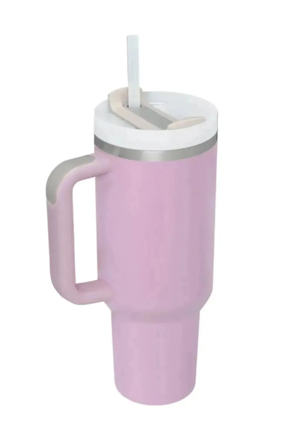 Stainless Steel Tumbler with Upgraded Handle and Straw - Bad Moms Club