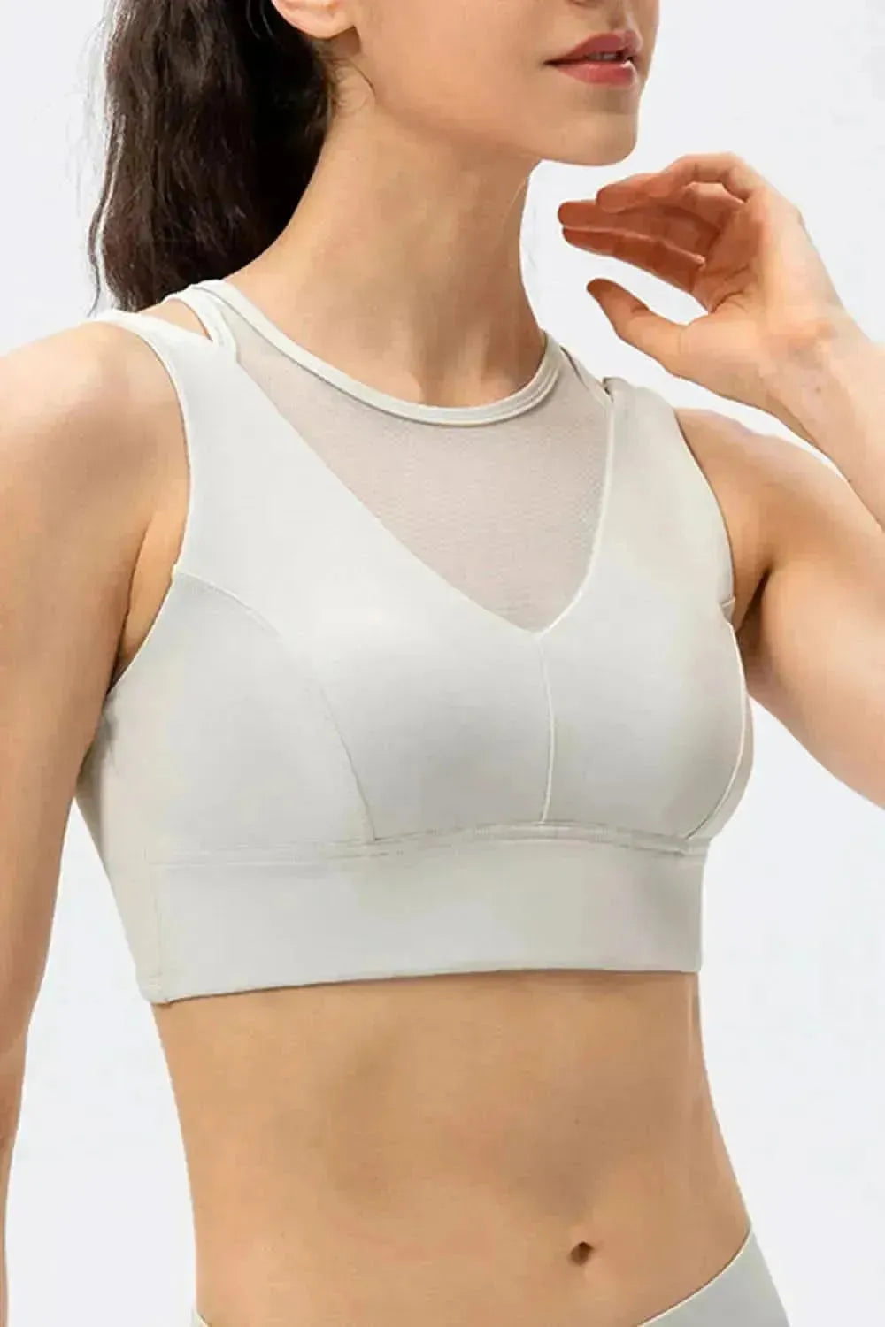 Cutout Wide Strap Active Tank - Bad Moms Club