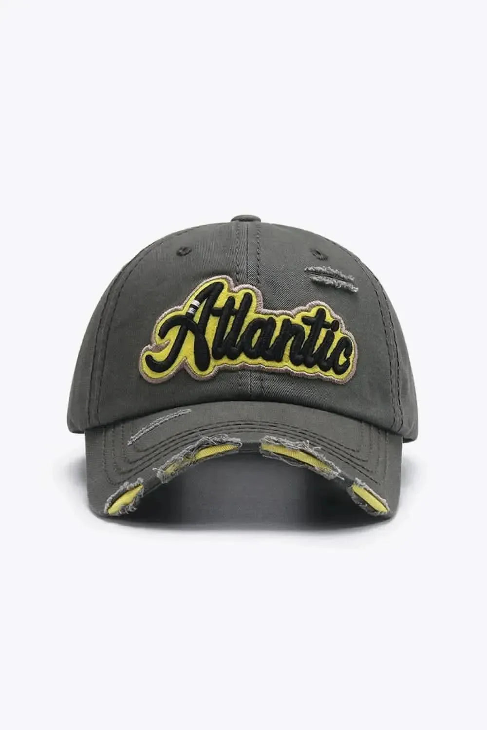 ATLANTIC Graphic Distressed Baseball Cap - Bad Moms Club