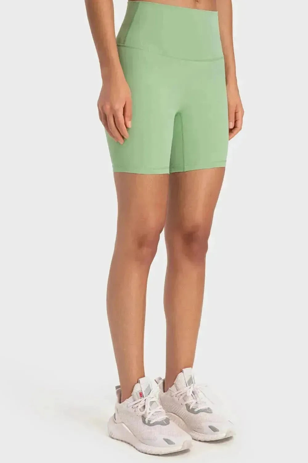 Staying Cozy Wide Waistband Biker Shorts - Bad Moms Club