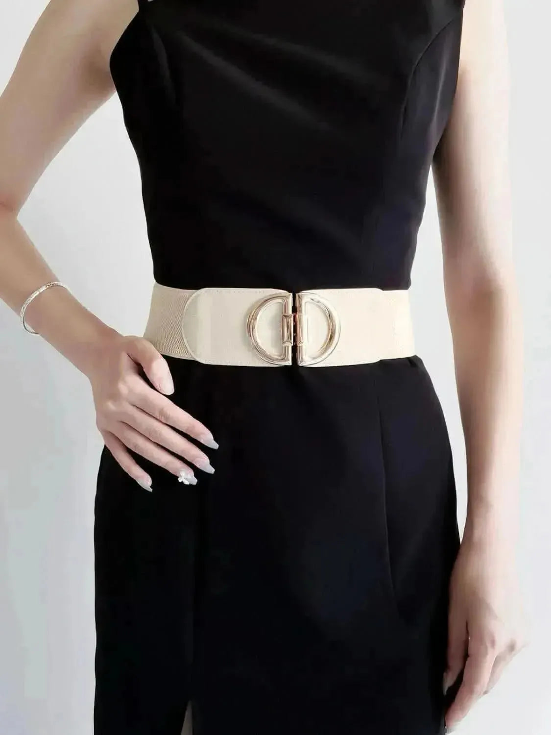 D Buckle Elastic Belt - Bad Moms Club