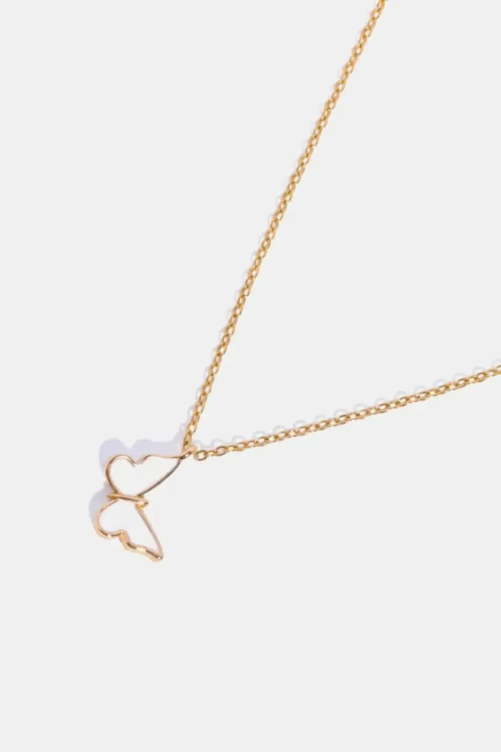 Butterfly Pendant Copper 14K Gold-Plated Necklace - Bad Moms Club