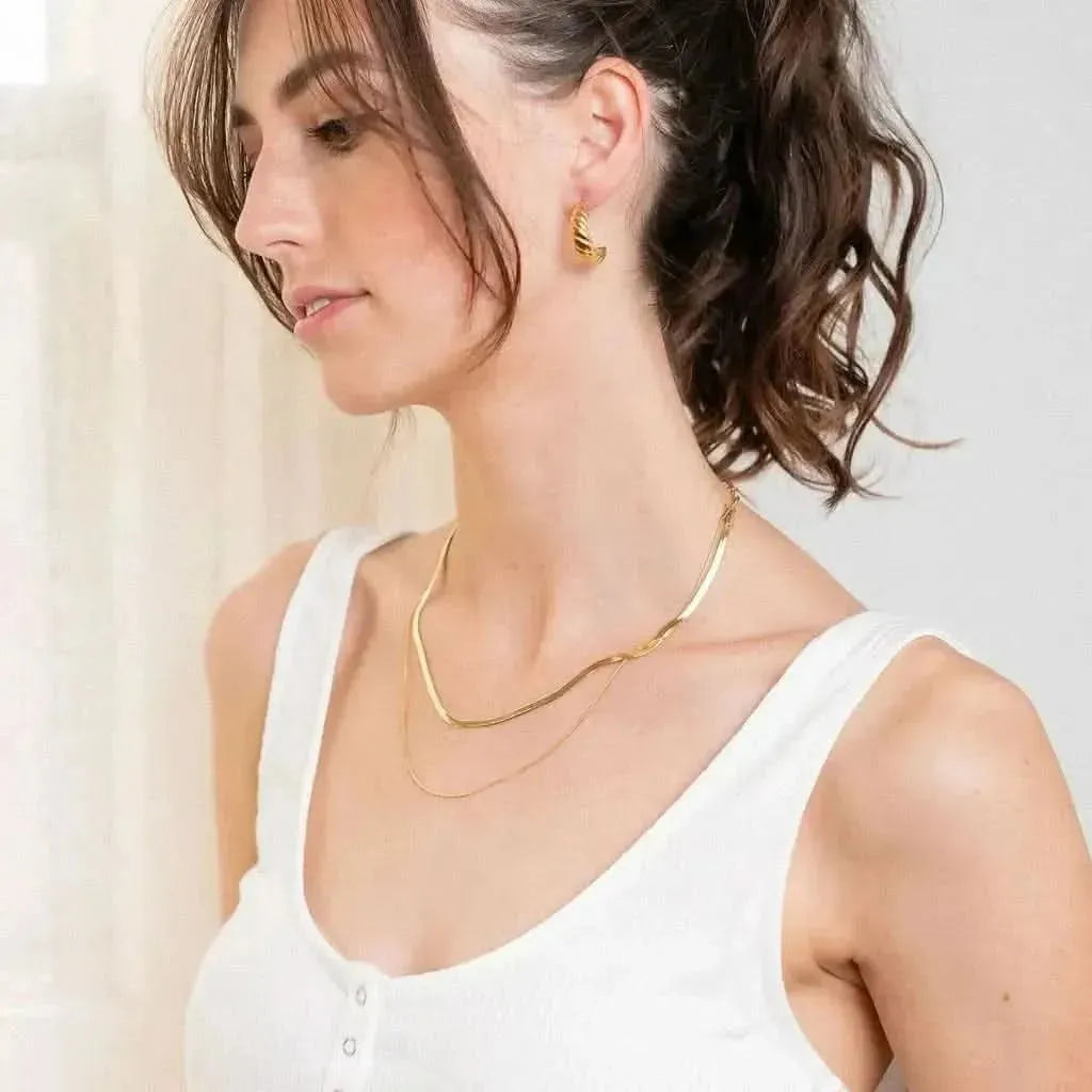 Double Layers Necklace - Bad Moms Club