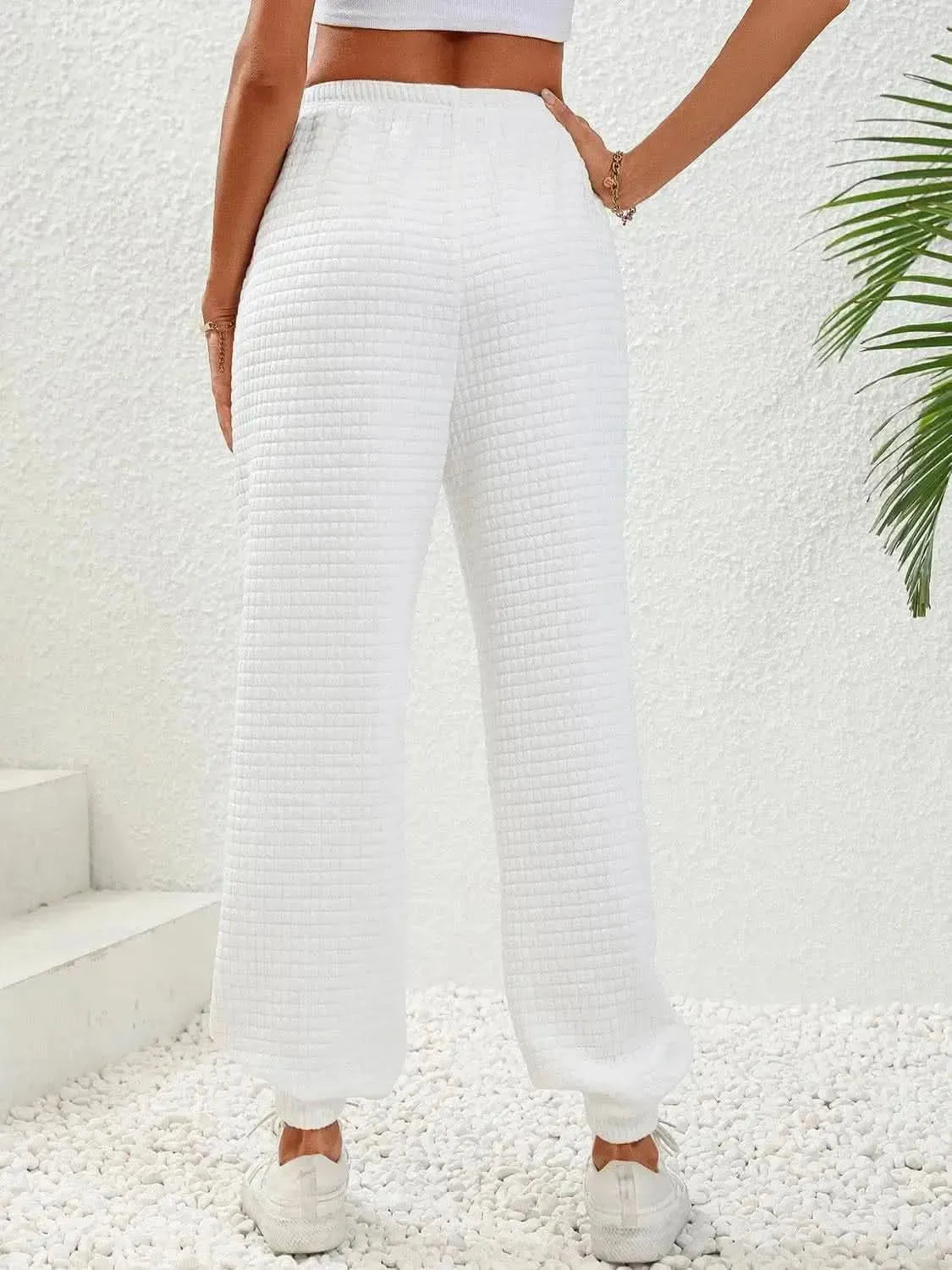 Textured Pull-On Joggers - Bad Moms Club