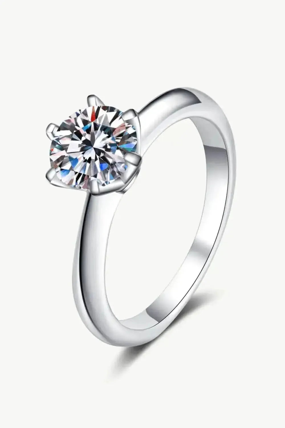 1.5 Carat Moissanite 925 Sterling Silver Ring - Bad Moms Club