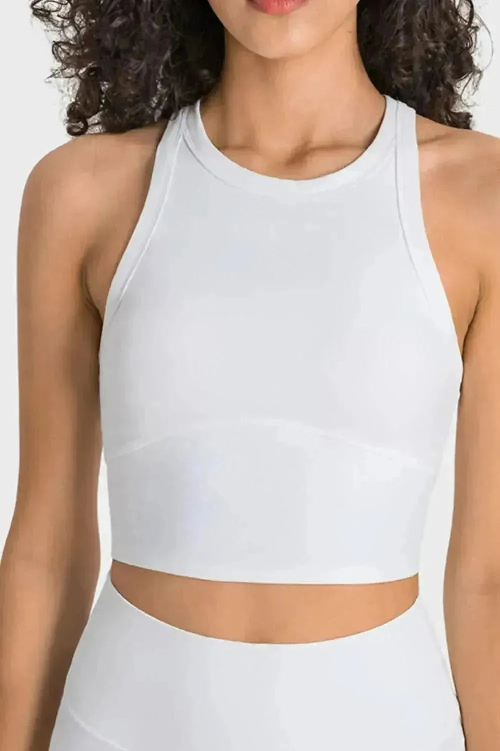 Racerback Cropped Sports Tank - Bad Moms Club